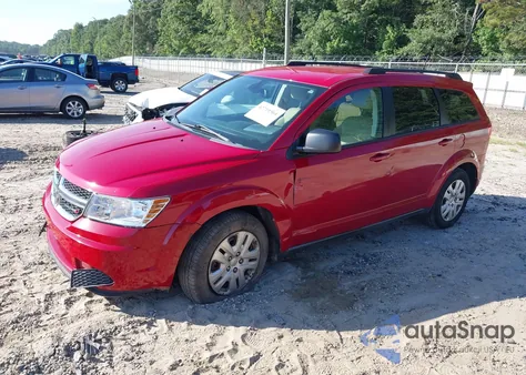 2018 Dodge Journey Se из США, поврежденный, VIN 3C4PDCAB5JT518923